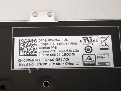 Dell Latitude 7410 Keyboard - 0GMM47