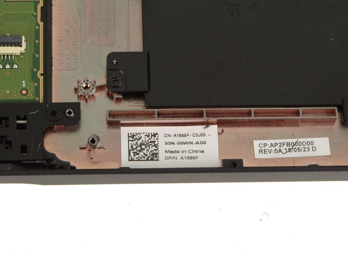 Dell Latitude 5400 / 5401 Touchpad Palmrest - A1899F / 0MJDGV