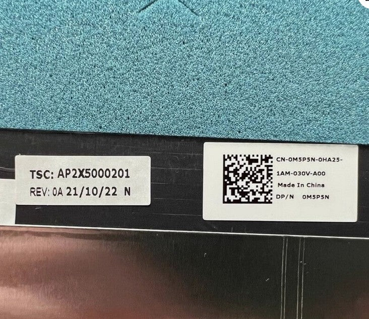 Dell Vostor 3500 / 3501  Back Cover - 0M5P5N