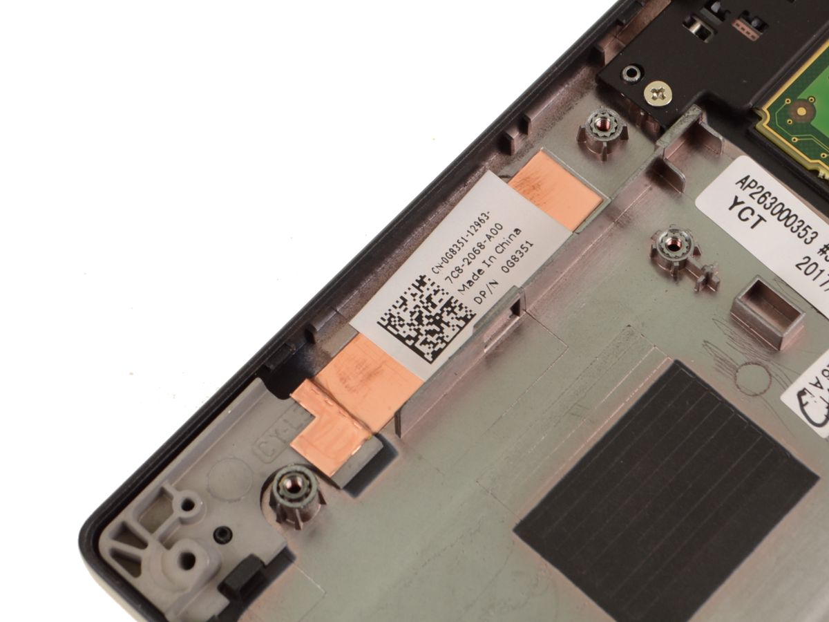 Dell Latitude 7290 / 7390 Touchpad Palmrest - 0G8351