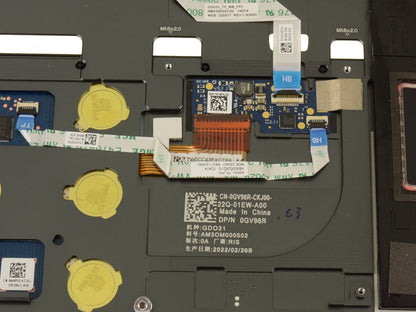 Dell XPS 13 9320 Touchpad Palmrest - 0HY71R