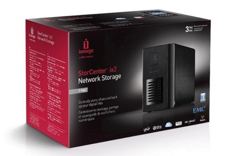 Lenovo IOMEGA IX2  (70A69005EA) IX2 2-Bay Diskless Network Storage 2 TB